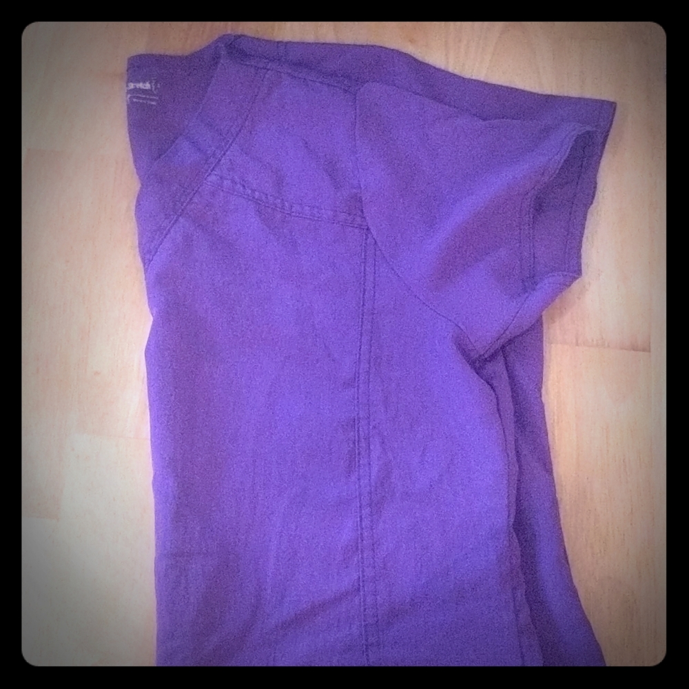 Wonderwink 4 way stretch purple scrub top